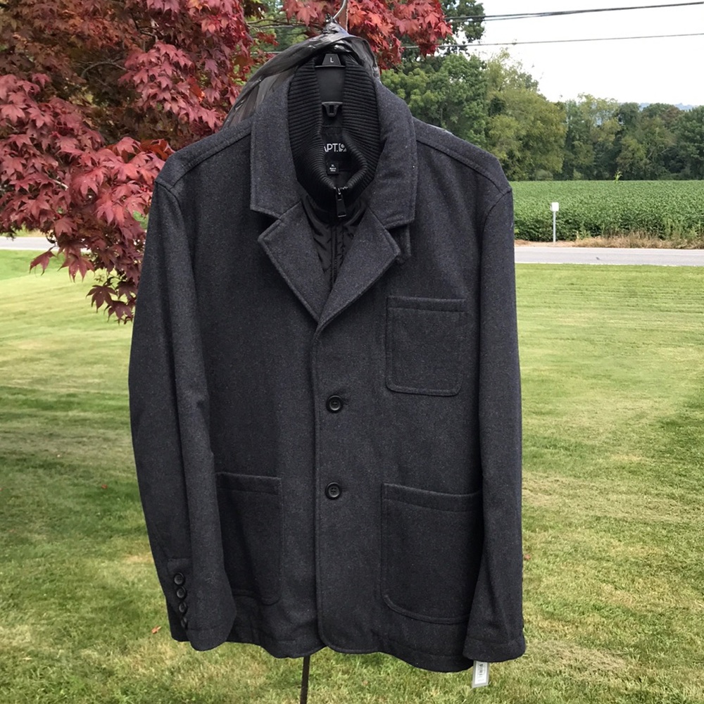 Apt 9 Wool Pea Coat XL